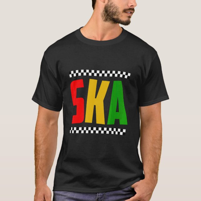 Ska Music är Life Reggae Punk Sco T Shirt (Framsida)
