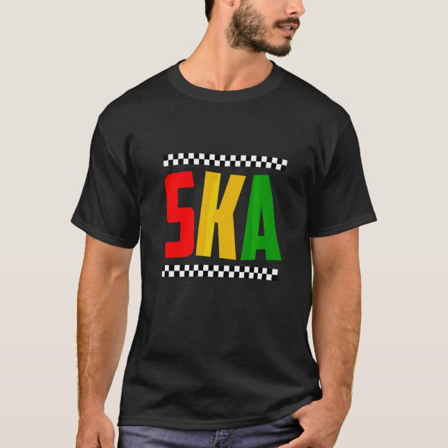 Ska Music är Life Reggae Punk Sco T Shirt (Framsida)