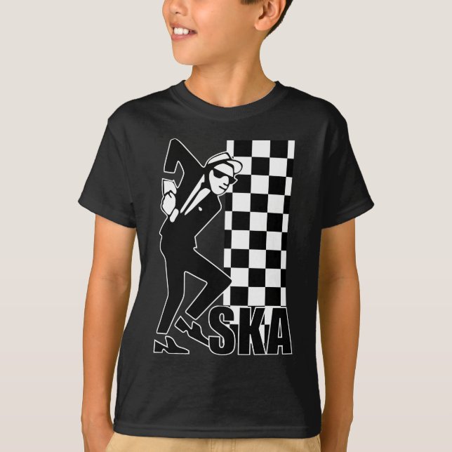 Ska Music T-Ska Music är liv Reggae T Shirt (Framsida)