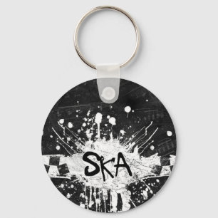 Ska musiklackad old school punk sten 80's nyckelring