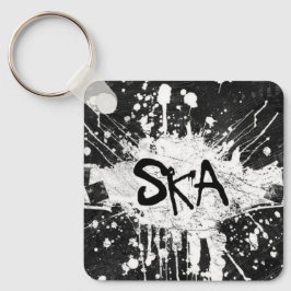 Ska musiklackad old school punk sten 80's nyckelring