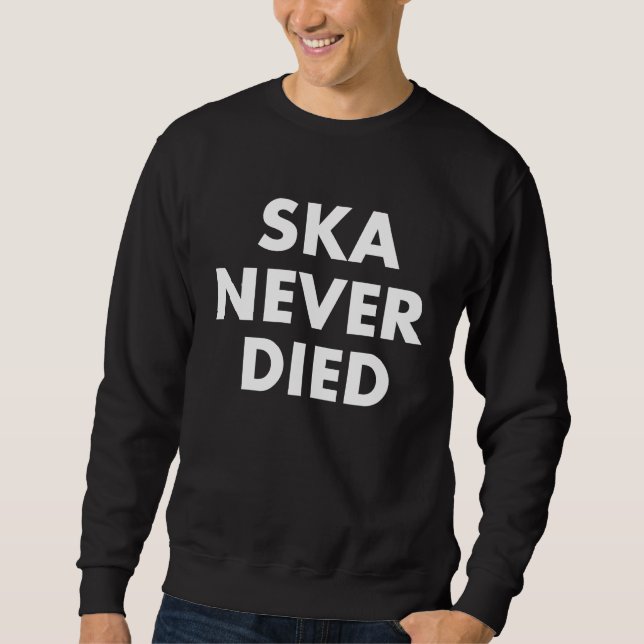 Ska Never Died Jamaica Lång Ärmad Tröja (Framsida)