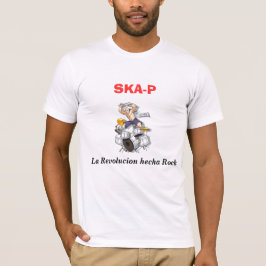 Ska-P. Sten för LaRevolucion hecha Tee Shirt