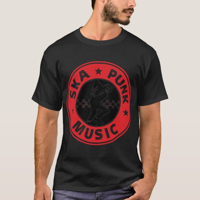 Ska Punk Music friends boy T Shirt (Framsida)