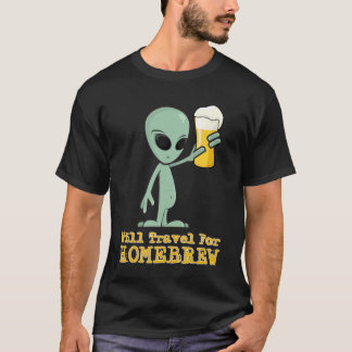 Ska resa för den hem- brygden (logotypen på tee shirt