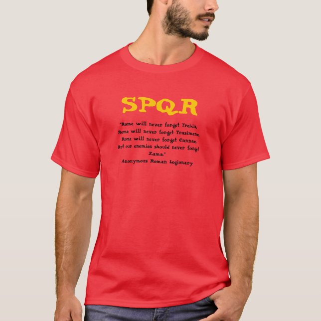 "Ska Rome glömmer aldrig. " Tricolor Tröja (Framsida)