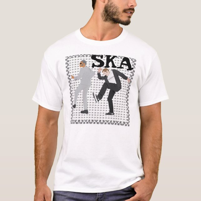 Ska skjorta t-shirt (Framsida)