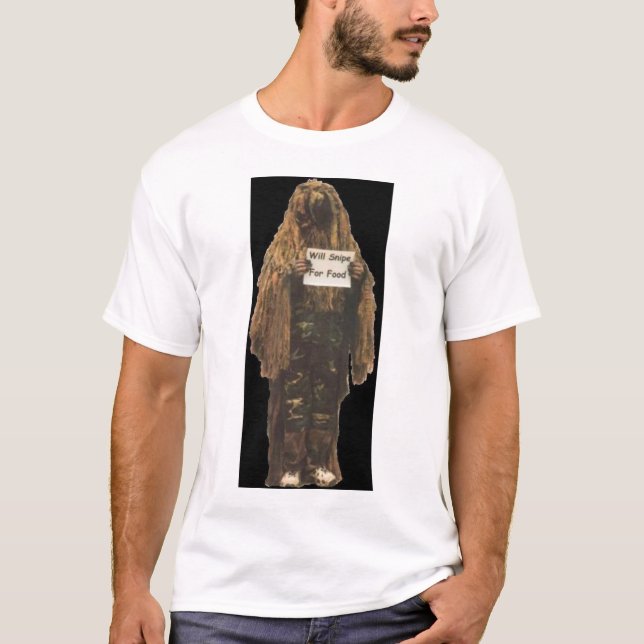 Ska Snipe för matutslagsplats T-shirt (Framsida)