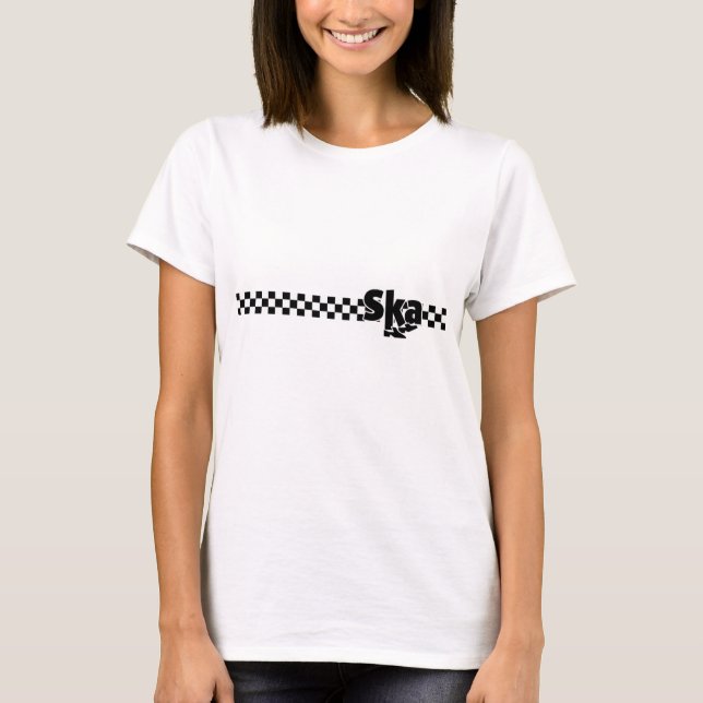 SKA som dansar fot med checkers Tröja (Framsida)