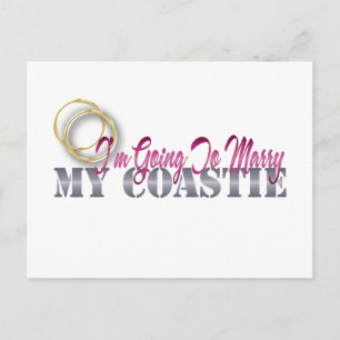 Ska till Marry My Coastie Vykort