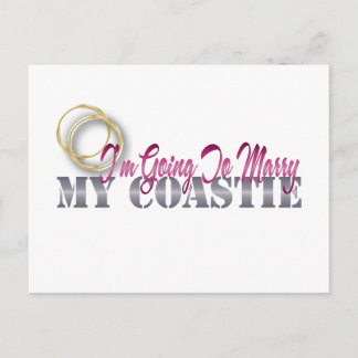 Ska till Marry My Coastie Vykort