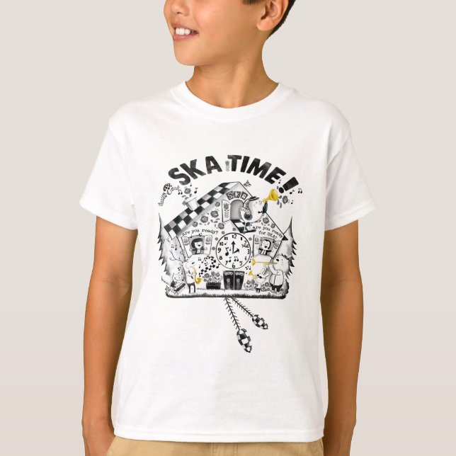 Ska Time gökur T-shirt (Framsida)