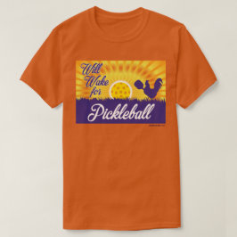 "Ska vak för Pickleball" skjorta T-shirt