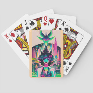 Ska vi åka till stadsparken? Ken Gage Fantasy Casinokort