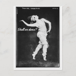 Ska vi dansa? vykort