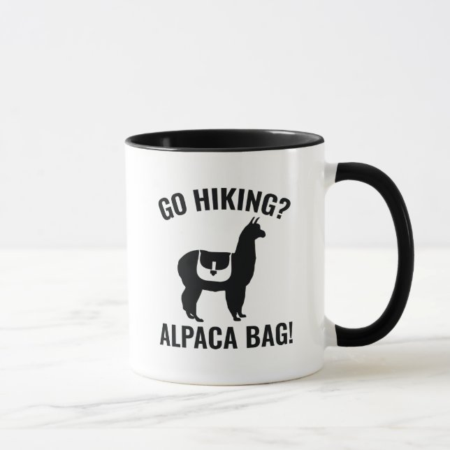 Ska vi gå och leta? Alpaca Bag! Mugg (Höger)