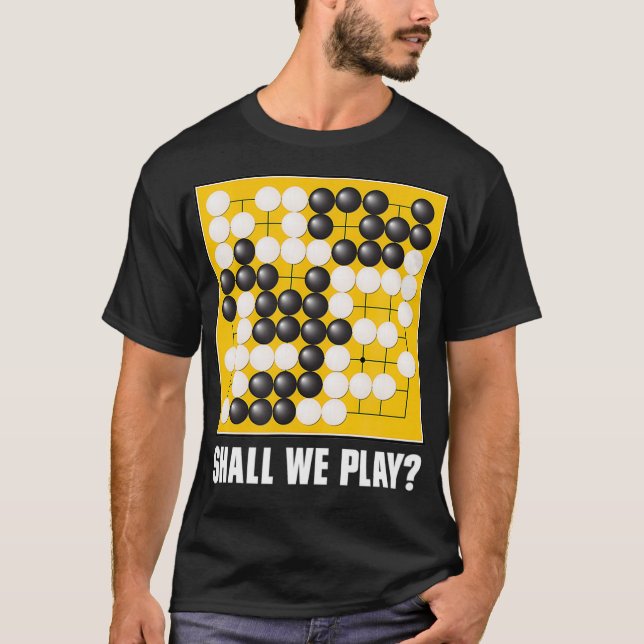 Ska vi leka Baduk Weiqi? T Shirt (Framsida)