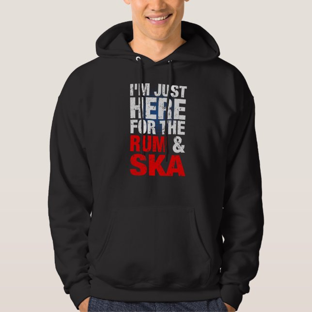 Ska vi och Rum Music? Ska Reggae Punk Sco 1 Hoodie (Framsida)