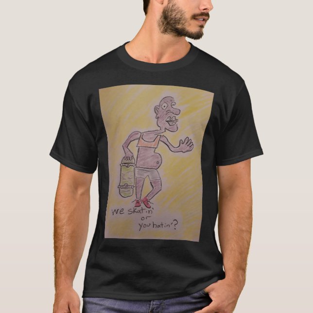 Ska vi skata? t shirt (Framsida)