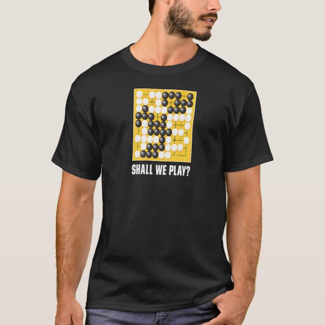 Ska vi spela (Go Board Game Baduk Weiqi)? T Shirt (Framsida)