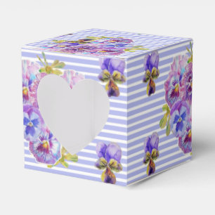 Skabby Rosa ros Blommigt Tea Party Cake Favoritbox Presentaskar