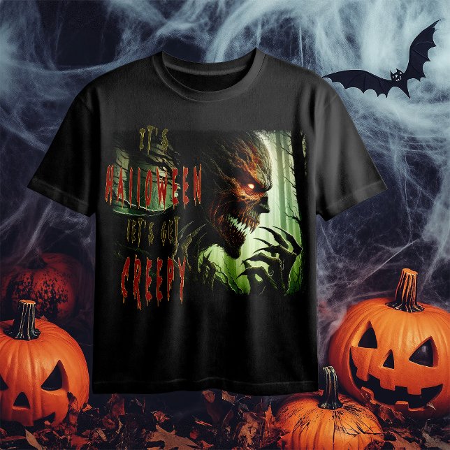 Skäckert skräckträ, monster, demon eller ghoul t shirt (Skapare uppladdad)