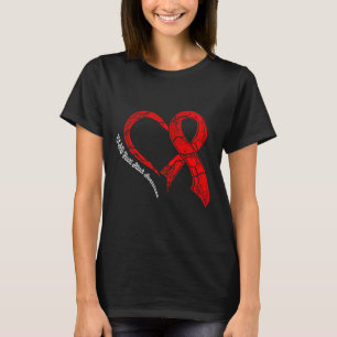 Skad Heart Attack Survivor Överlever Warrior Aware T Shirt