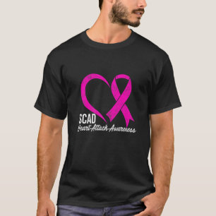 Skad Heart Attack Survivor Överlever Warrior Aware T Shirt