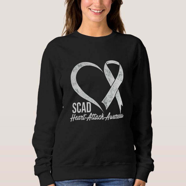 Skad Heart Attack Survivor Överlever Warrior Aware T Shirt (Framsida)