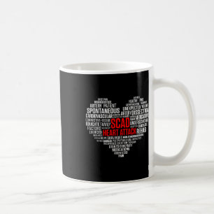 Skad Heart Attack Survivor Patient Warrior Awarene Kaffemugg