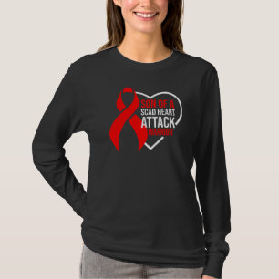Skad hjärtattack Survivor Life Hardwork Warrior A T Shirt