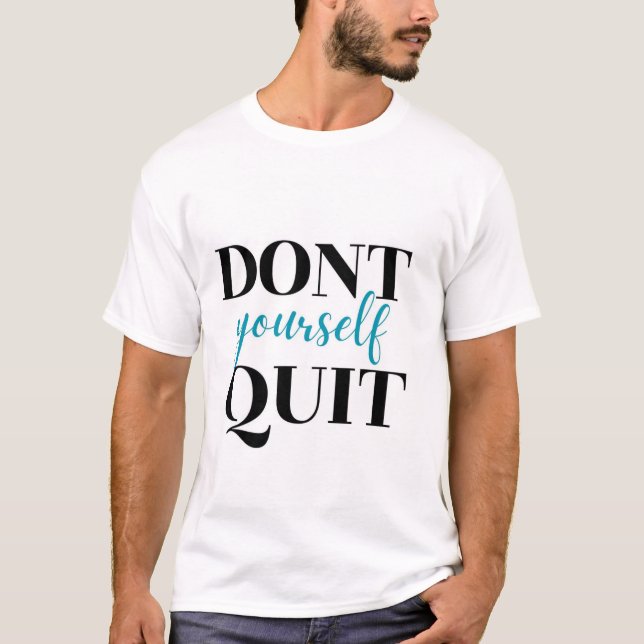 Skada dig inte själv t-shirt  (Framsida)