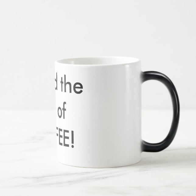 Skåda raseriet av KAFFE! Magisk Mugg (Höger)