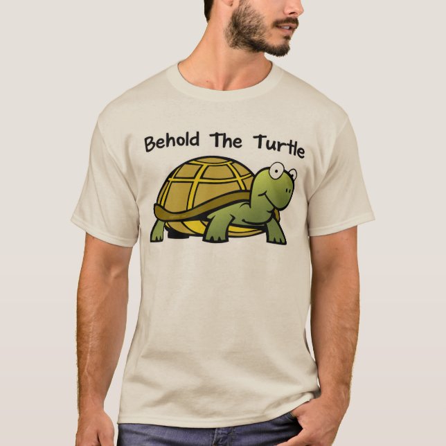 Skåda sköldpaddan tee shirt (Framsida)