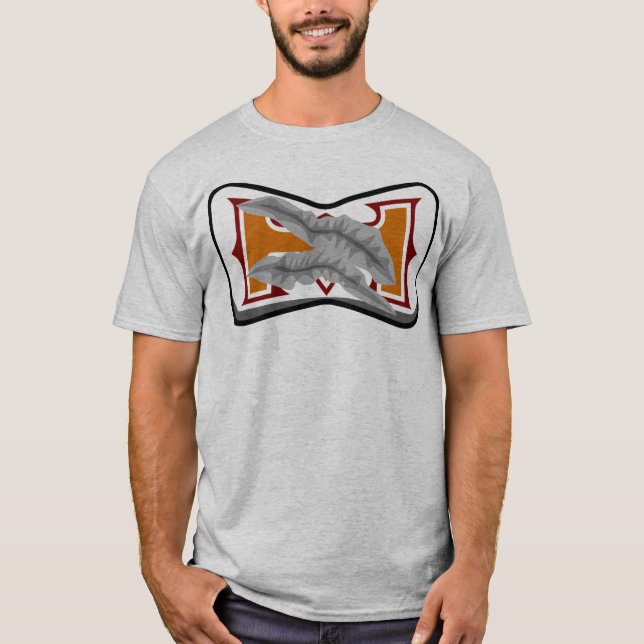 skadad armor för strid tee shirt (Framsida)