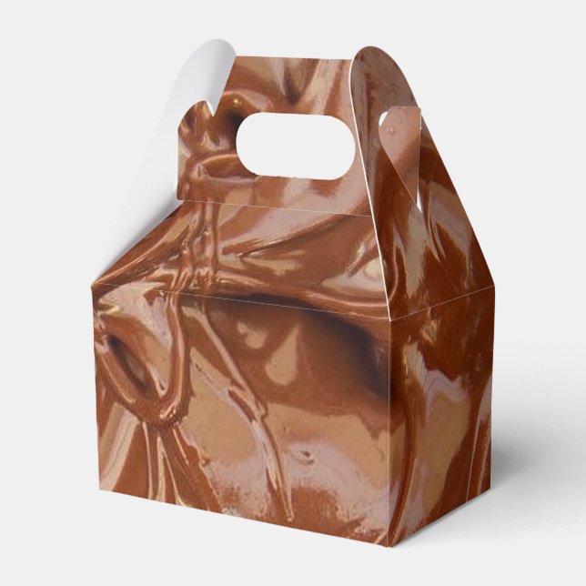 Skadad Chocolate Struktur-bild Presentaskar (Framsidan Sidan)