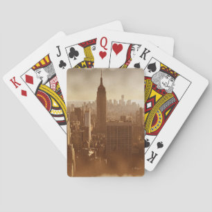 Skadad fotoeffekt New York Spel Kort