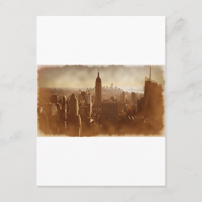 Skadad fotoeffekt New York Vykort (Framsida)