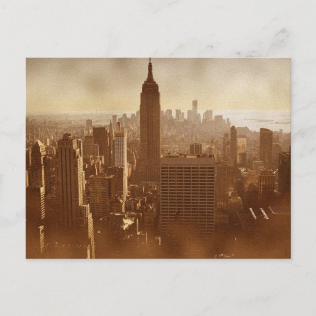 Skadad fotoeffekt New York Vykort (Framsida)