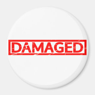 Skadad Frimärke Magnet