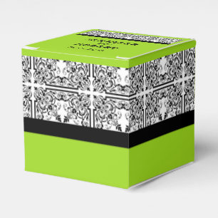 Skadad glädje i den gröna bröllopsboxen i Lime Presentaskar