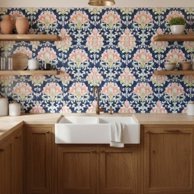 Skadad Grönt för vattenfärg Skaknyans Kakelplatta (Skapare uppladdad)