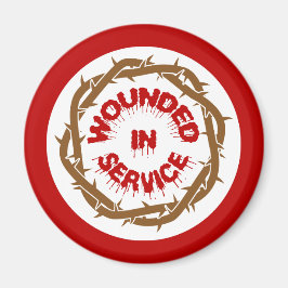 Skadad i tjänst magnet