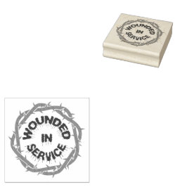 Skadad i tjänst stämpel