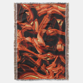 Skadad korall- eller mörk-lax, svart bakgrund filt