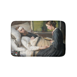Skadad krigare (av Elisabeth Jerichau-Baumann) Badrumsmatta