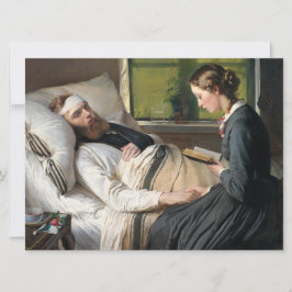 Skadad krigare (av Elisabeth Jerichau-Baumann) Kort