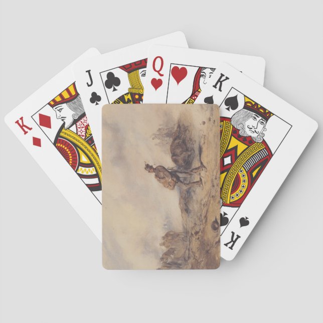 Skadad soldat efter slaget (Krig-scenen) Casinokort (Baksidan)