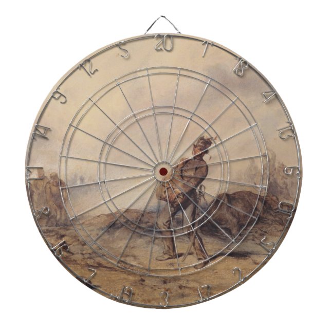 Skadad soldat efter slaget (Krig-scenen) Darttavla (Framsidan)