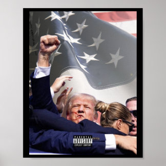 Skadad vid skottlossning i Pennsylvania Rally Poster